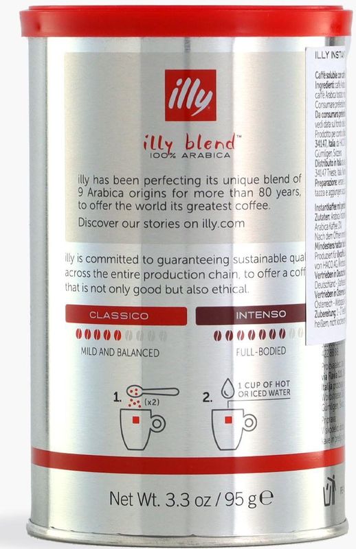 illy - Instant Classico - Oploskoffie - 95g