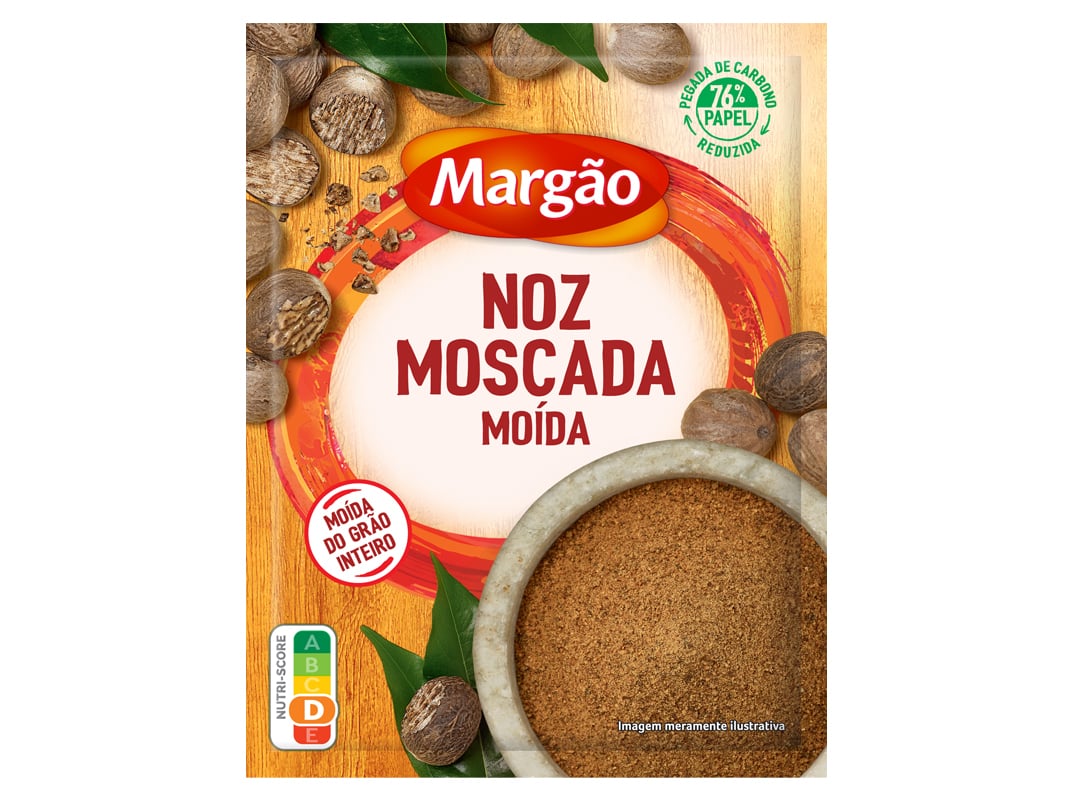 NOZ MOSCADA MARGÃO MOÍDA SAQUETA 45G