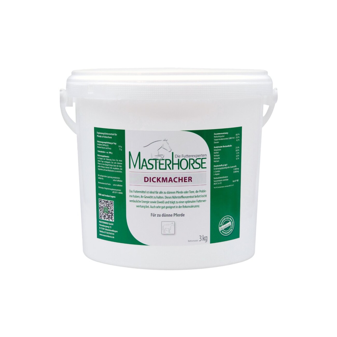 MASTERHORSE Ergänzungsfutter Dickmacher 3 kg