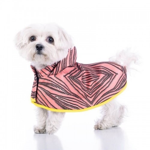 Capa de chuva Lola Softshell para cães, rosa