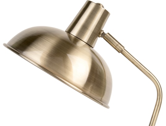 LEITMOTIV - Lampe à poser en métal brossé hood