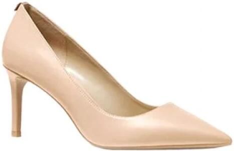 Michael Kors Alina Leren Décolleté in Blush Kleur Beige Dames
