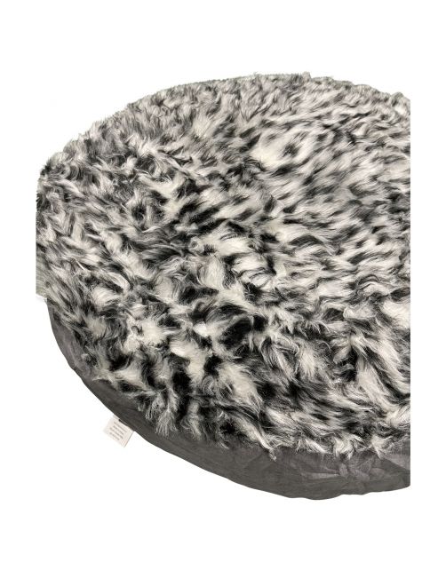 Adori Kussen Rond  Mila - Kattenbed - Ø60x12 cm Grijs Print