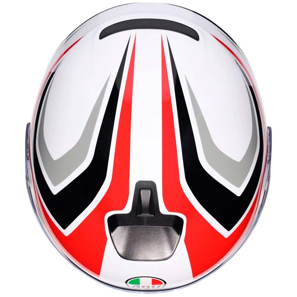 AGV - Casque Irides Tolosa Blanc / Rouge / Noir / Gris