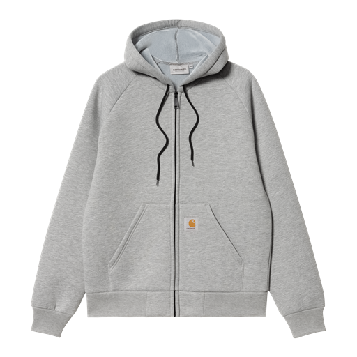Carhartt WIP Car-Lux Hooded Jakke, Grey Heather/Grey, S