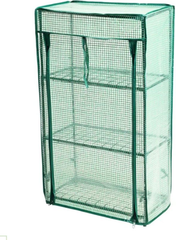 Kweekkas - Groen - 46 x 24 x 80 CM - Stevig Metaal