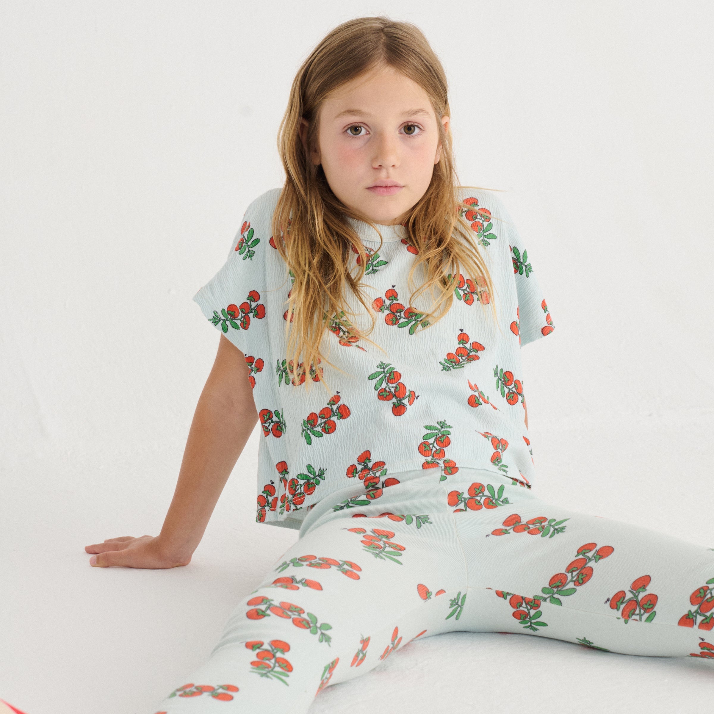 T-Shirt Juicy Tomatoes Light Blue