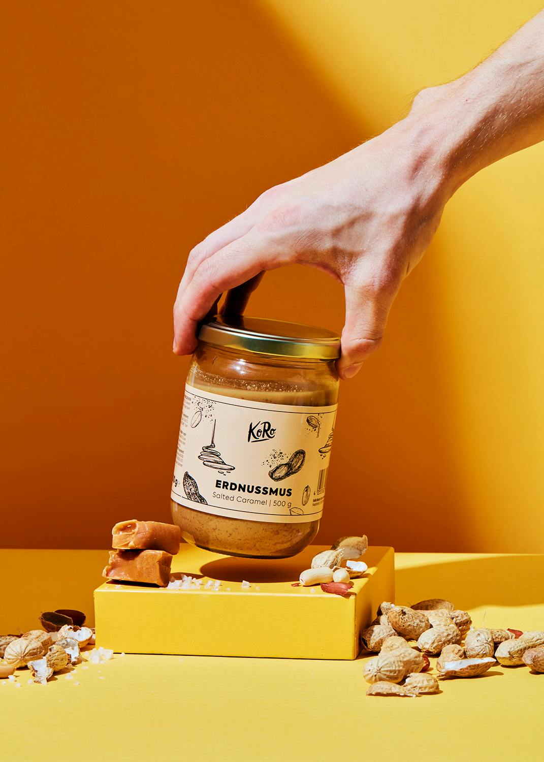 Erdnussmus Salted Caramel 500 g