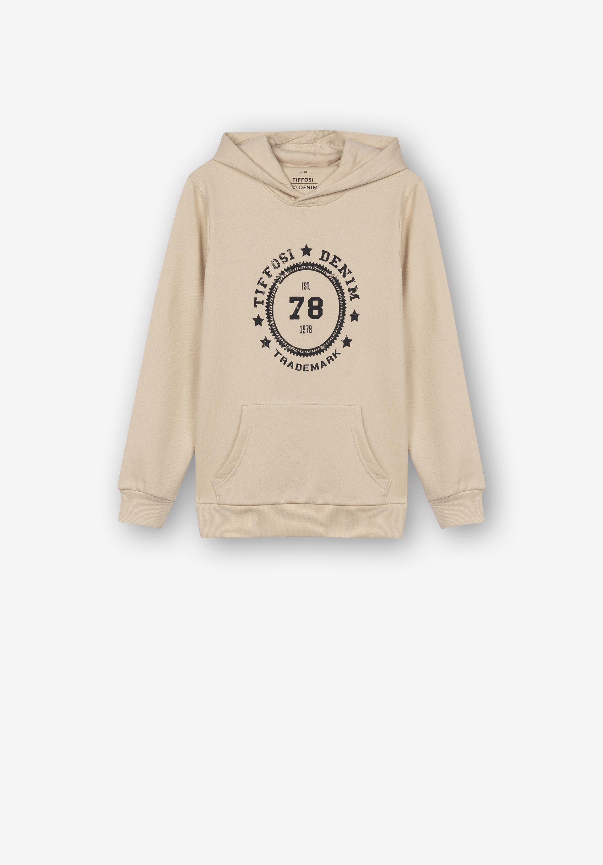Hoodie com Estampado Frontal