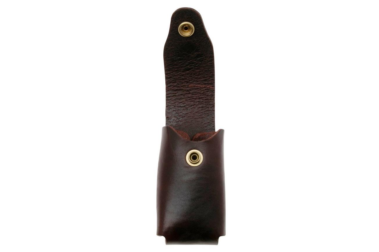 1791 EDC Heavy Duty Easy-Slide Solo Snap EDC-HD-ES-SLS-BUR-A Burgundy, lederen riemfoedraal