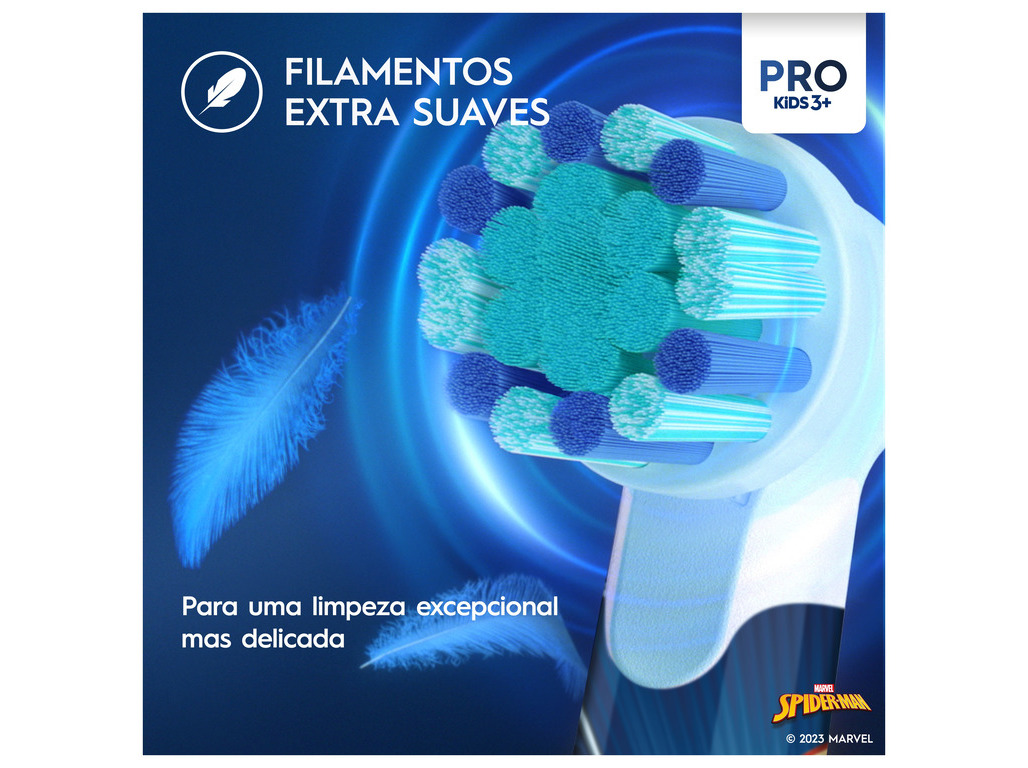ESCOVA ELECTRICA ORAL-B VITALITY PRO KIDS 3  SPIDERMAN