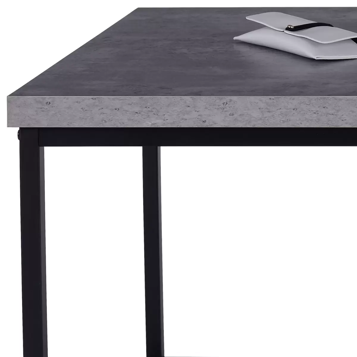 Salontisch Bistro Betonoptik,schwarz