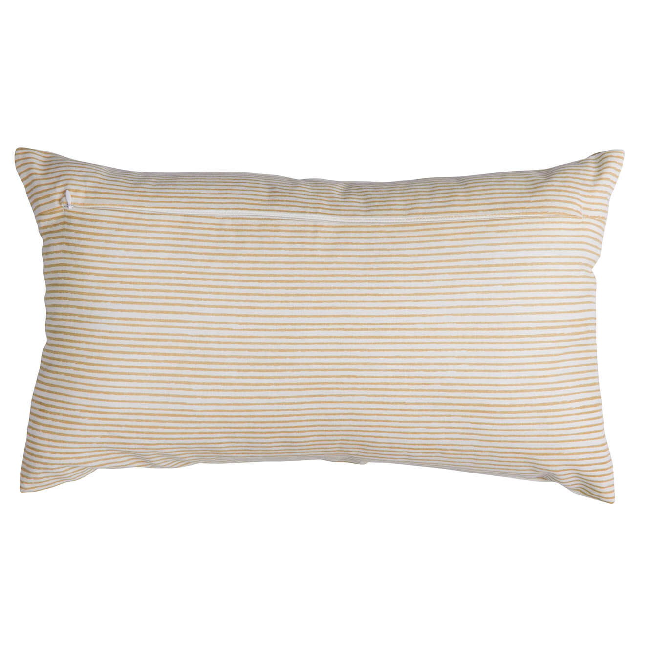 Febronie Housse de coussin Pinstripe jaune - 50x30 cm