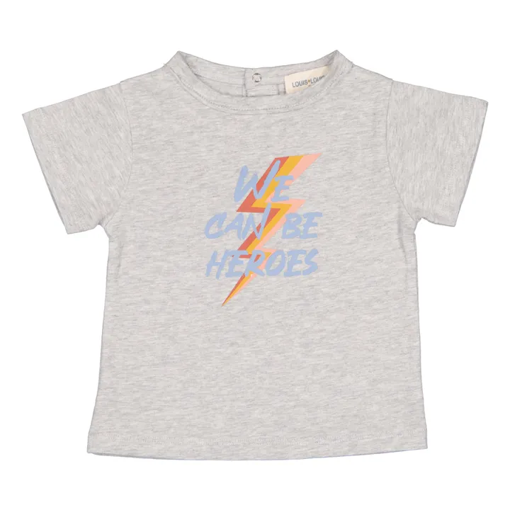 Louis Louise T-shirt Tom Heroes Bébé | Gris chiné
