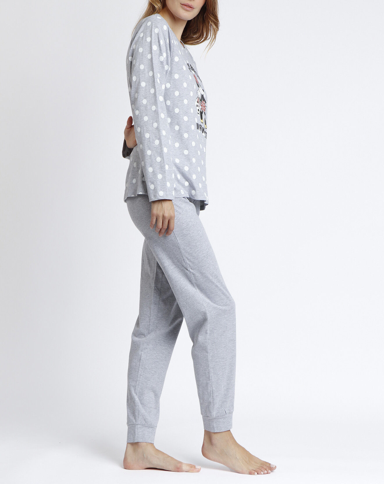 28 Pyjama Manches longues & Pantalon Faustine gris