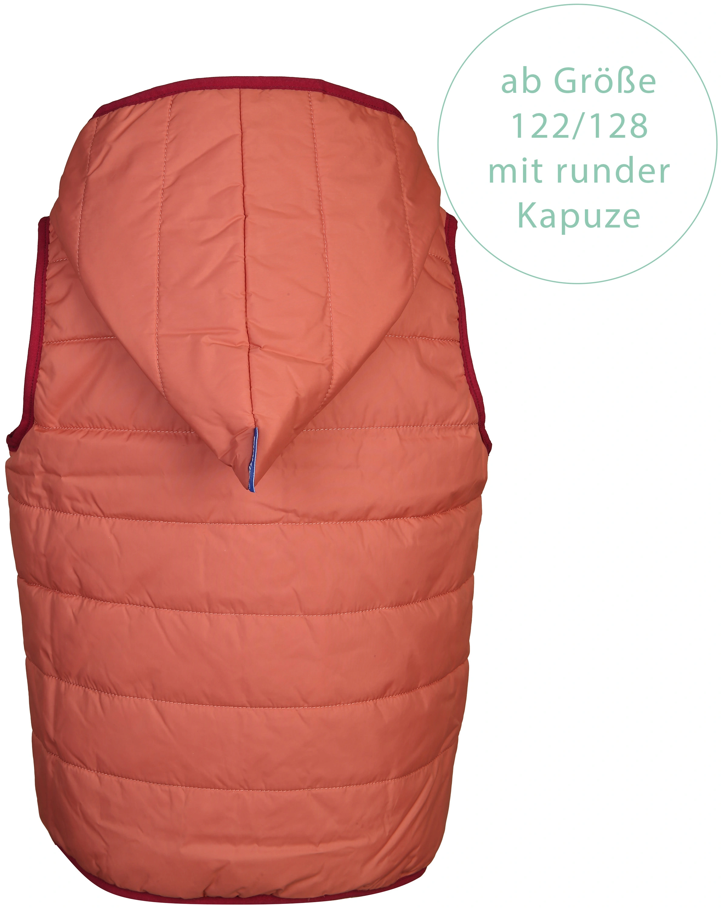 Steppweste VANULI in rose/beet red