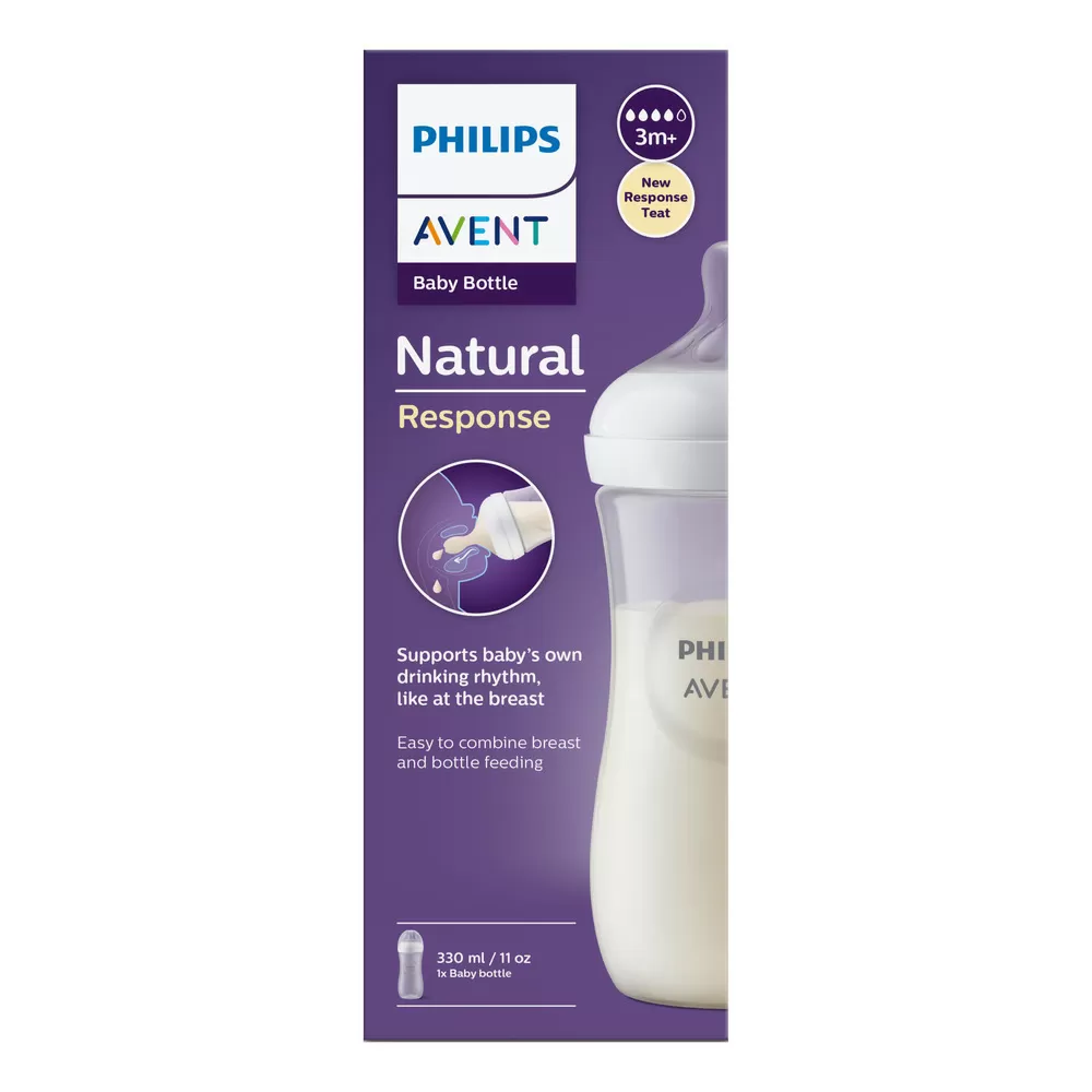 Philips Avent Natural Response Sutteflaske 3 mdr.  - 330 ml.
