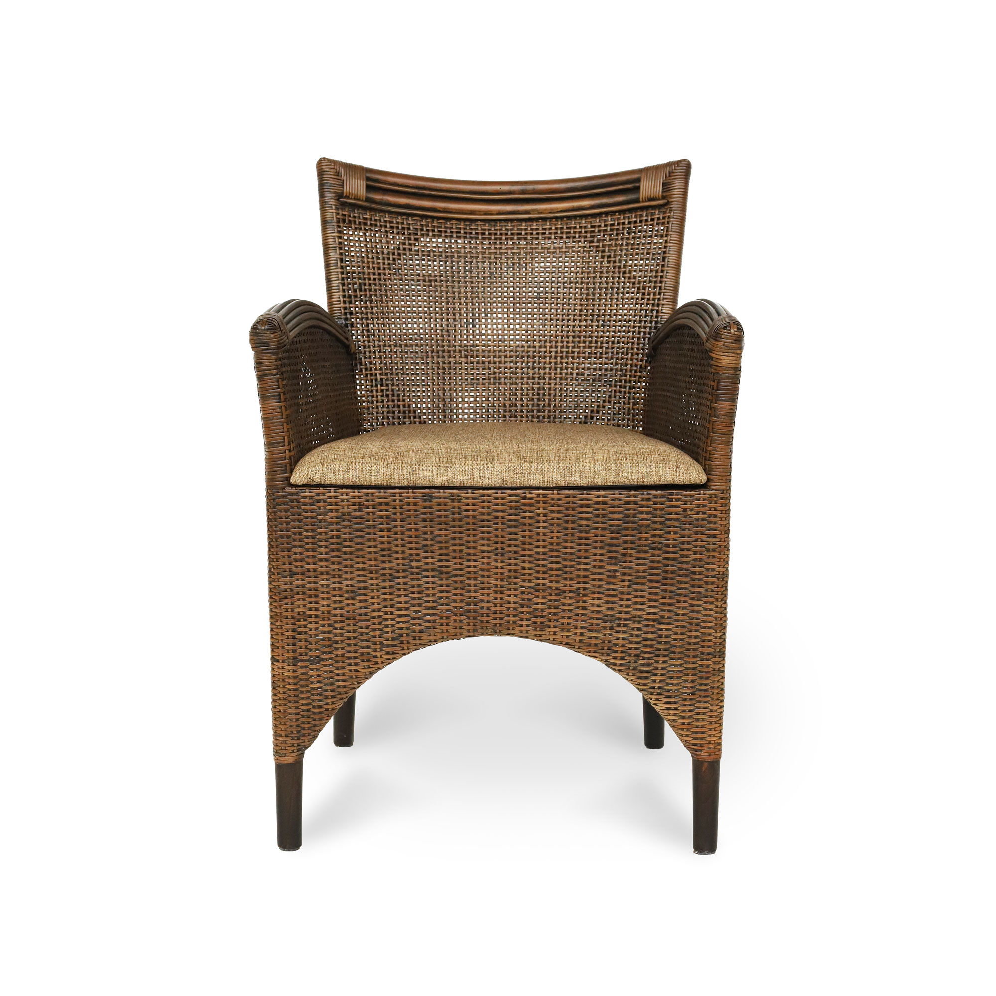Armsessel 'Breiden', Rattan, B 59 cm, H 85 cm, L 62 cm von fischer's lagerhaus