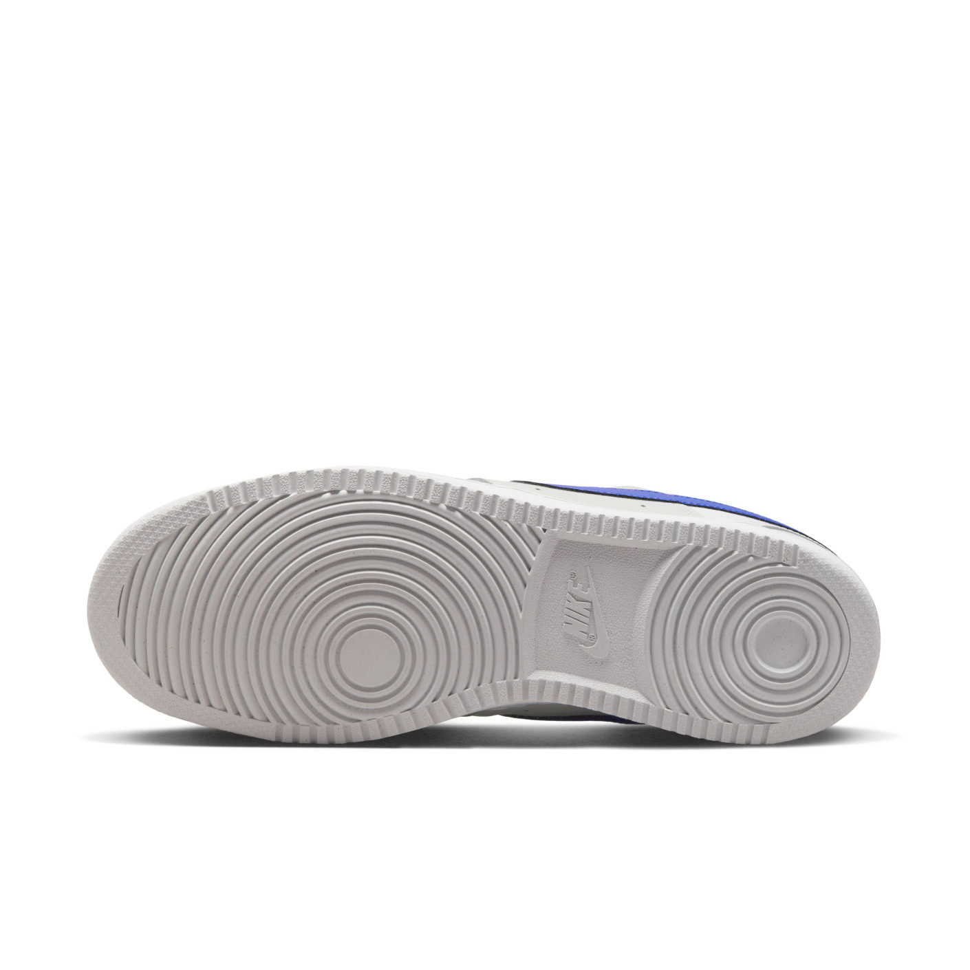 Nike Court Vision Low Sneakers Lichtgrijs Blauw