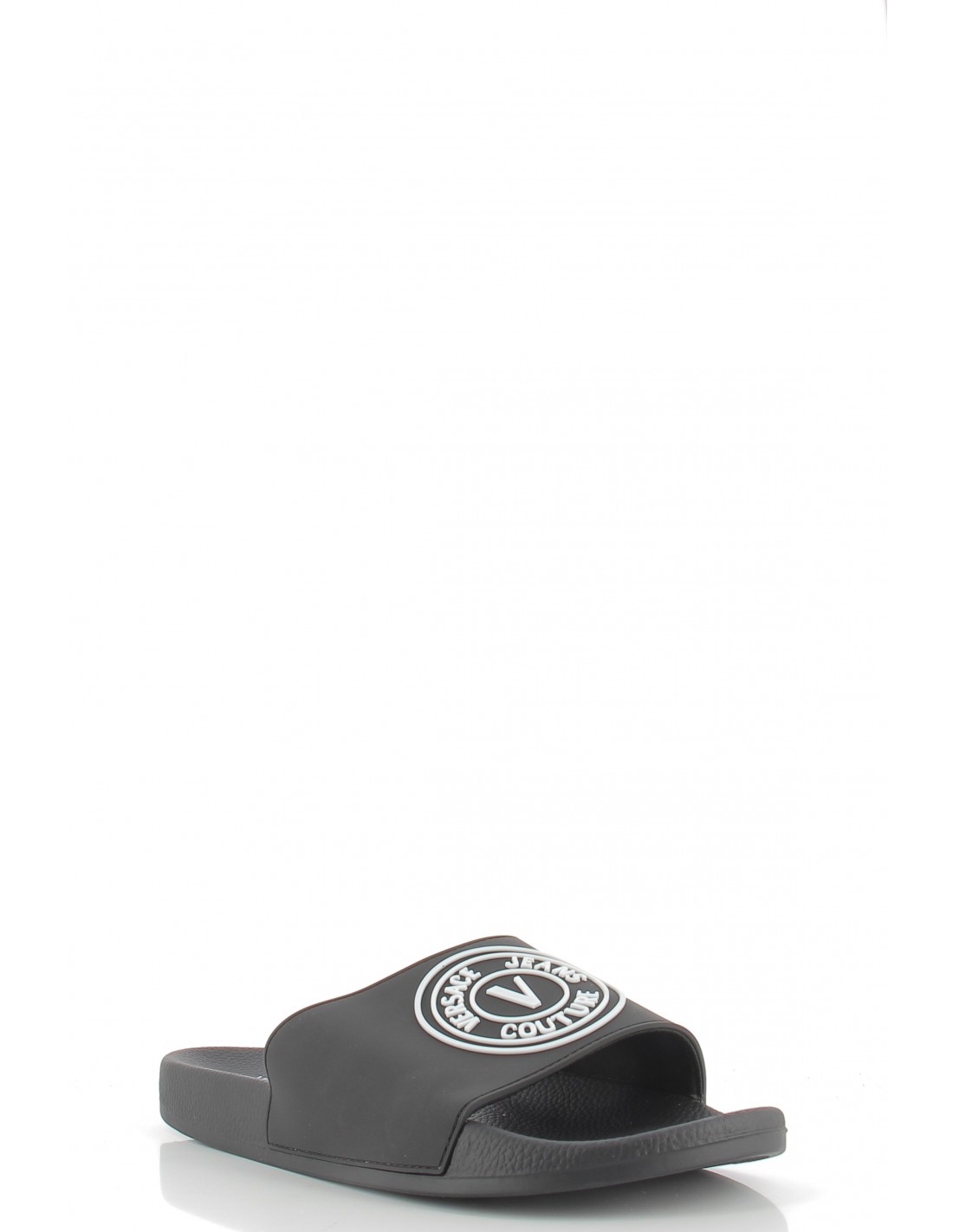 versace Claquettes homme slide noir