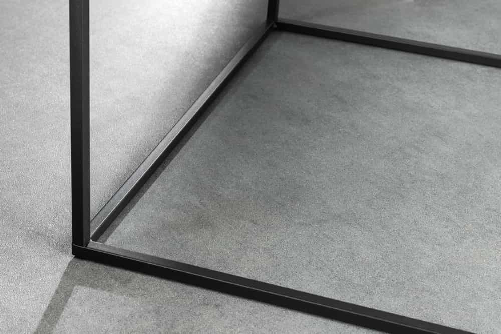 Moderner Couchtisch ARCHITECTURE 60cm graphit Metallgestell