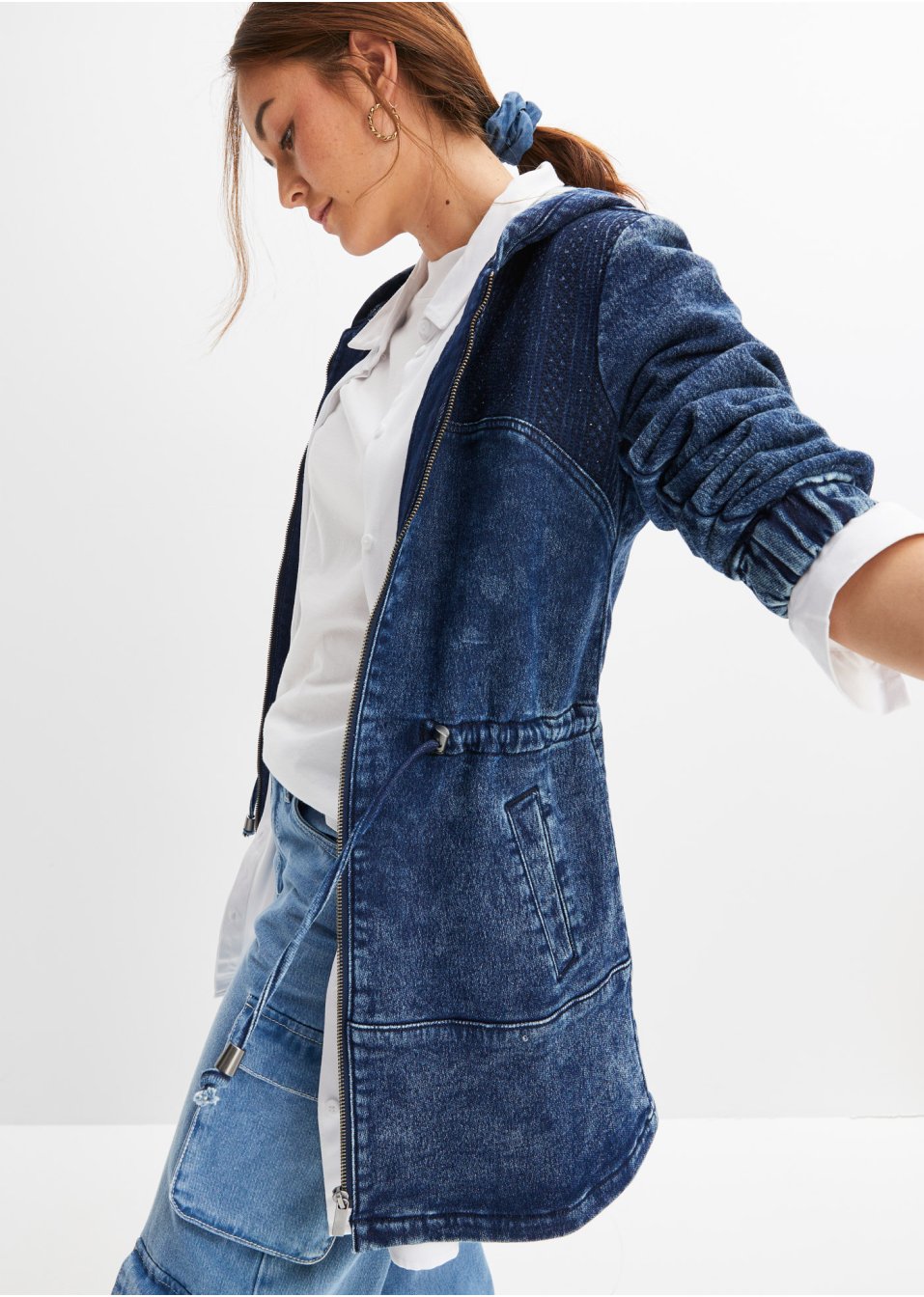 Parka en jean légère
