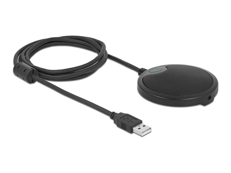Delock Kondensatormikrofon USB, für Konferenzen, Omnidirekt Delock USB Kondensator Mikrofon Omnidirektional für Konferenzen