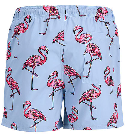 Jack & Jones Badeshorts - JpstMaui - Kaschmir Blue m. Print