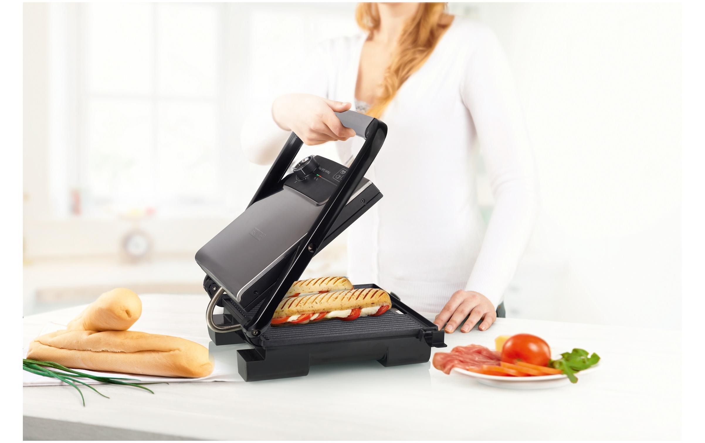 Kontaktgrill Panini-Grill Pro 2000 WGrill mit regelbarem Thermostat