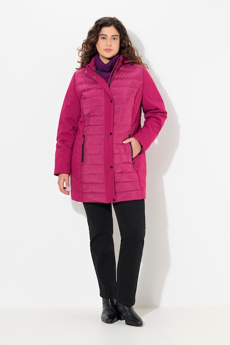 HYPRAR Hybridjacke, Stepp/Softshell, Stehkragen, Kapuze