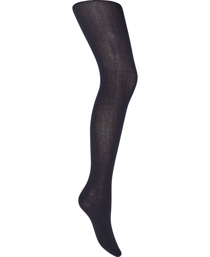 mpKids Tights cotton rib Blå