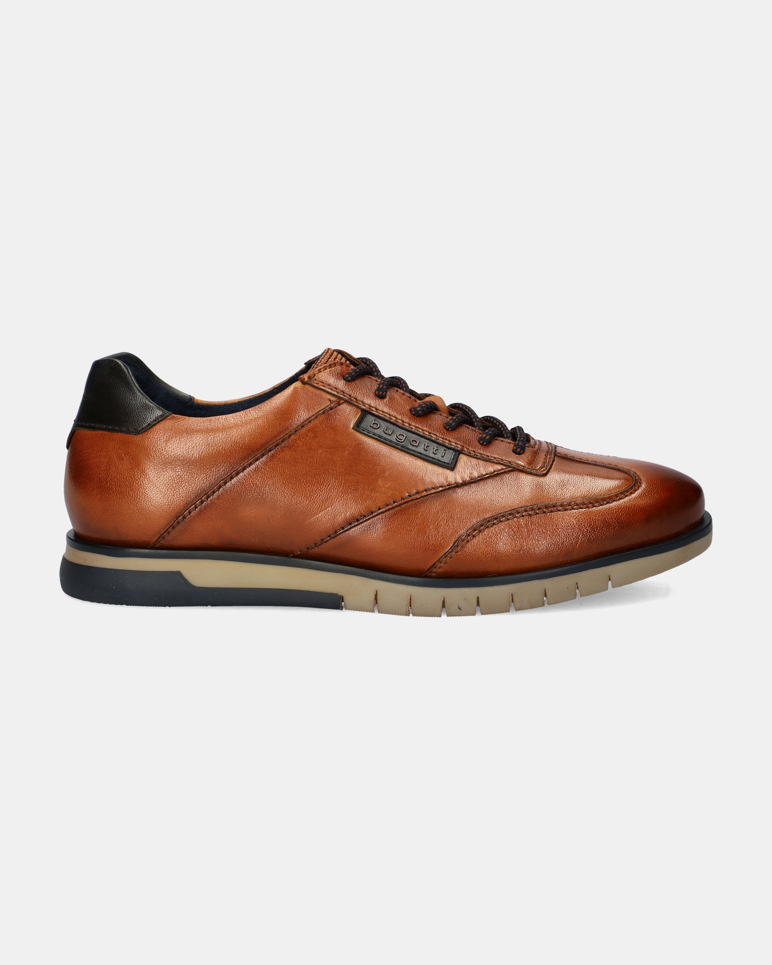 Bugatti Lage sneakers  - cognac