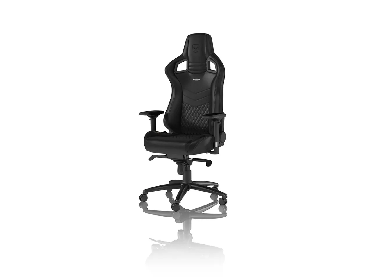 noblechairs EPIC Ægte læder Gaming Stol - sort