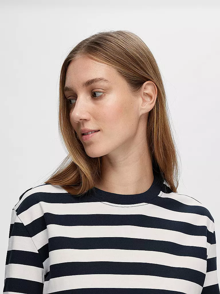 SELECTED FEMME Langarmshirt SLFESSENTIAL dunkelblau
