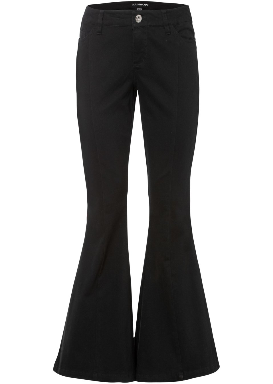 Pantalon évasé en twill