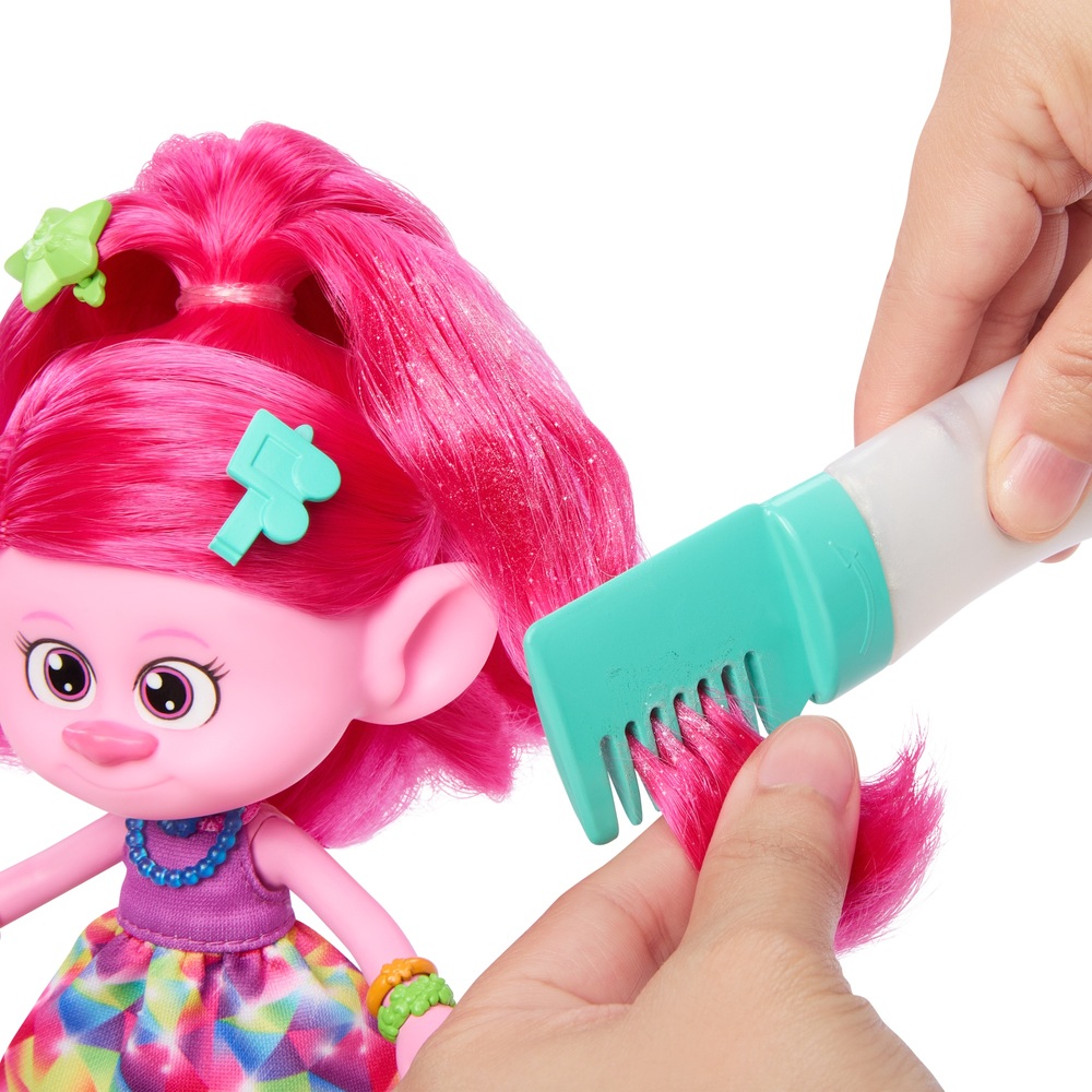 Trolls 3 Band Together Hair-Tastic Queen Poppy Modepuppe