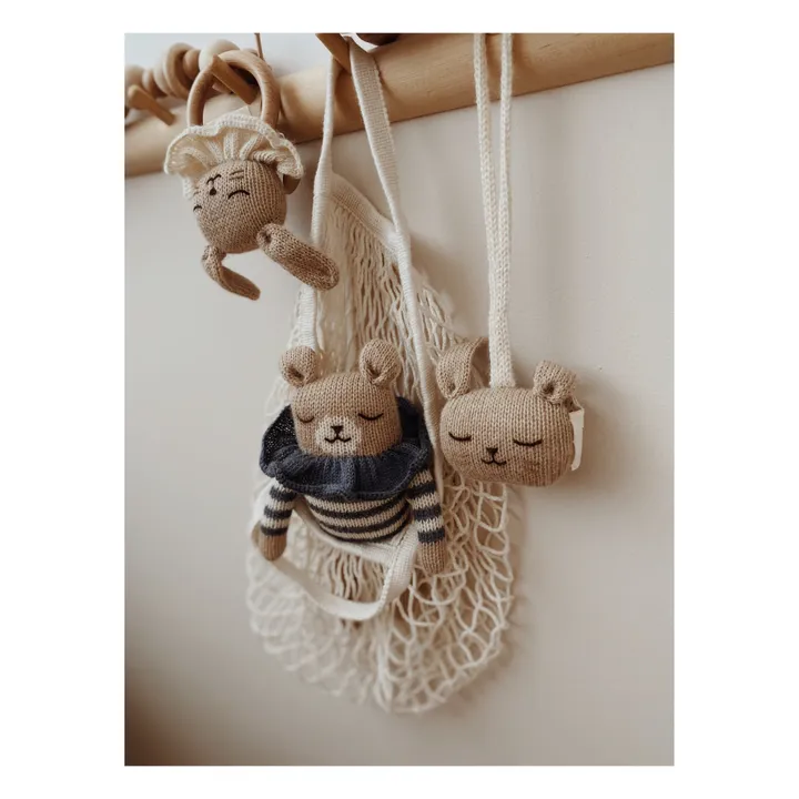 Main Sauvage Hochet à suspendre Lapin | Beige
