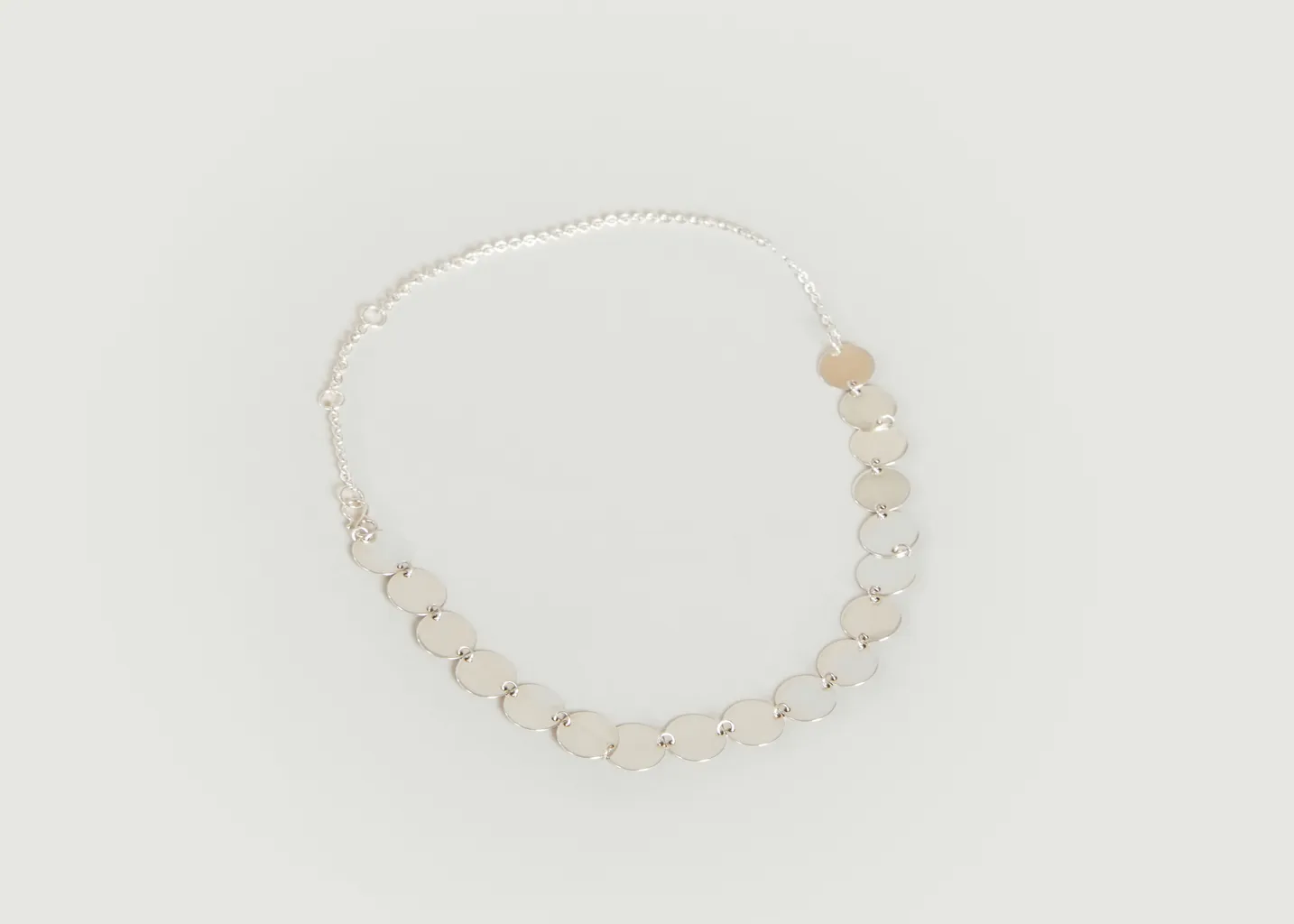 Collier Multi paillets Choker en argent sterling 925 Saskia Diez
