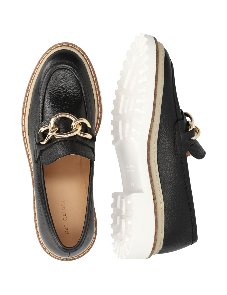 Glattleder Slipper