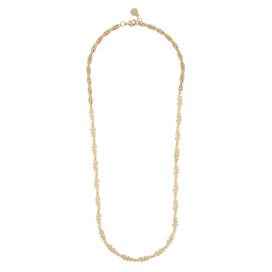 Snö Of Sweden Lauren Small Necklace Plain Gold 42cm