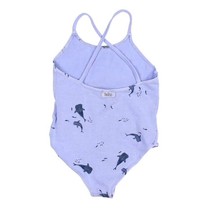 Búho Maillot de Bain 1 Pièce Coton Bio Ocean | Lavande