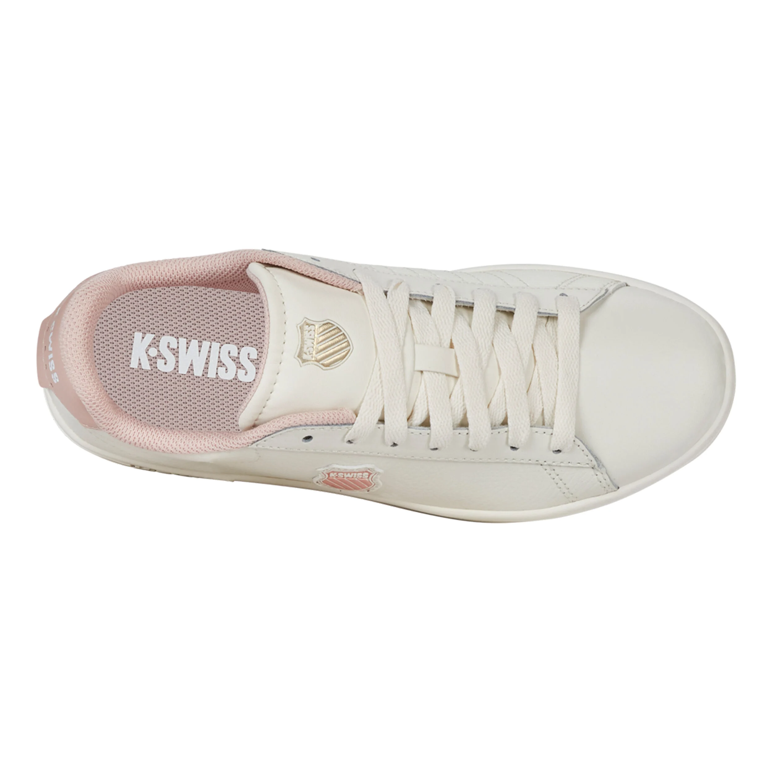 K-Swiss Court Shield II Baskets Femmes - Blanc , Rosé