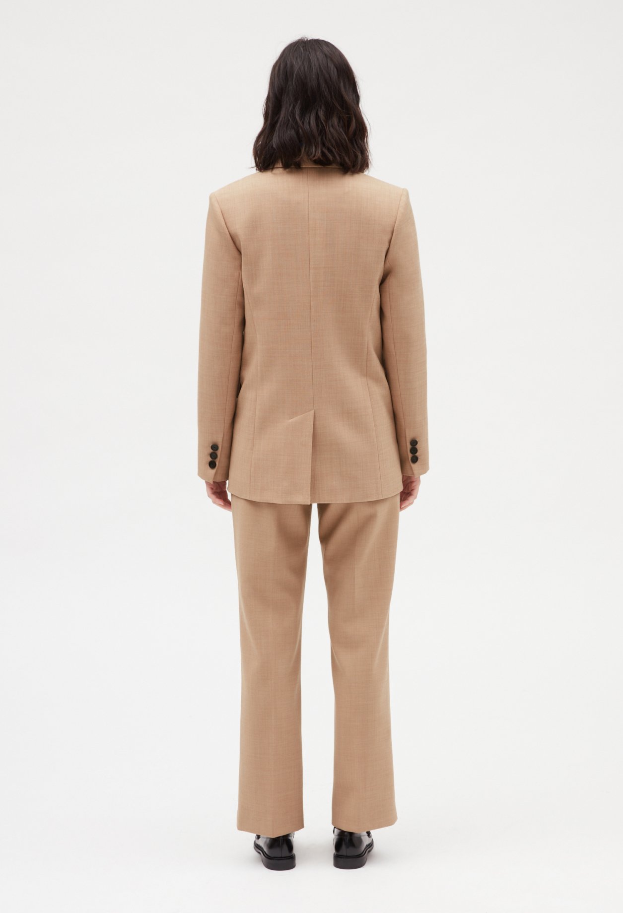 Veste tailleur beige
