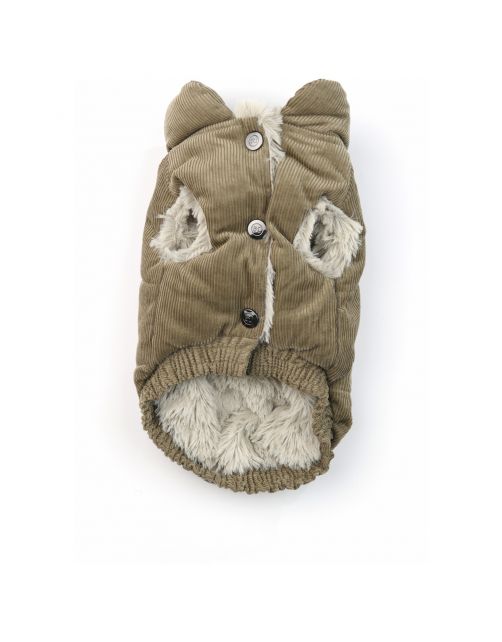 51 Degrees North Velours Beige - Hondenkleding