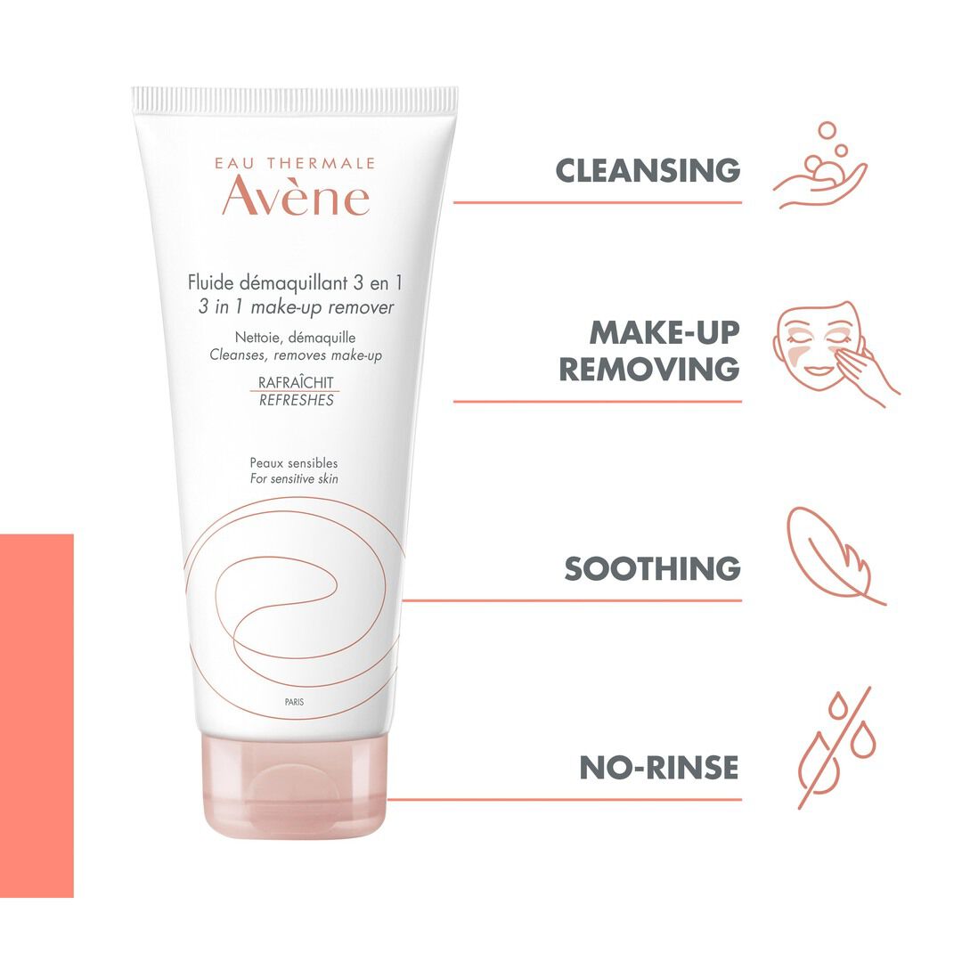 AVENE  Fluido Desmaquilhante 3 em 1 - 200ml