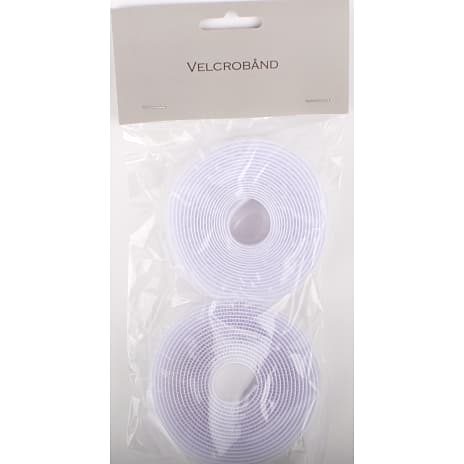 Velcrobånd 3m - hvid