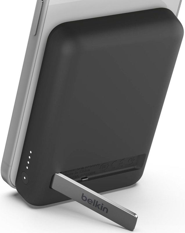 Belkin Draadloze Powerbank - MagSafe Compatibel - 5000mAh - Zwart