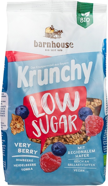 Barnhouse Muesli Very Berry Low Sugar Krunchy (375 gr)