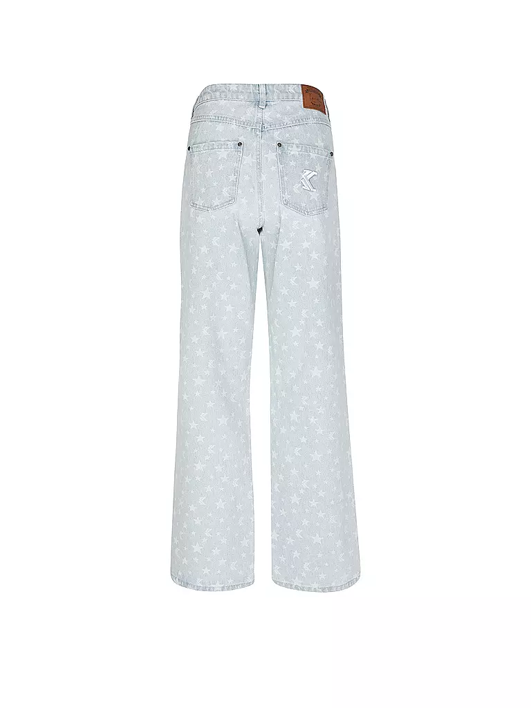 KARL KANI Jeans Straight Fit hellblau