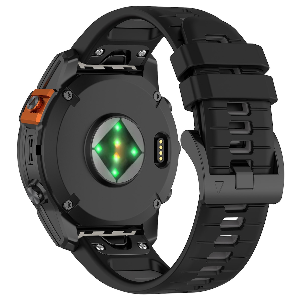 Hurtigutløsende horisontale linjer Tofarget armbåndsklokkerem for Garmin Fenix Flerfarget 22 mm